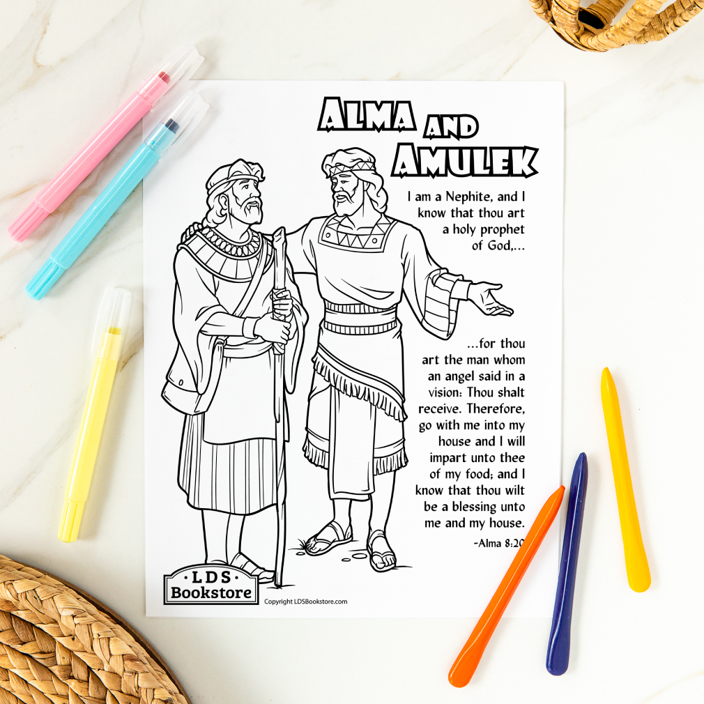 Thou Wilt Be A Blessing Coloring Page - Printable - LDPD-PBL-COLOR-ALMA820