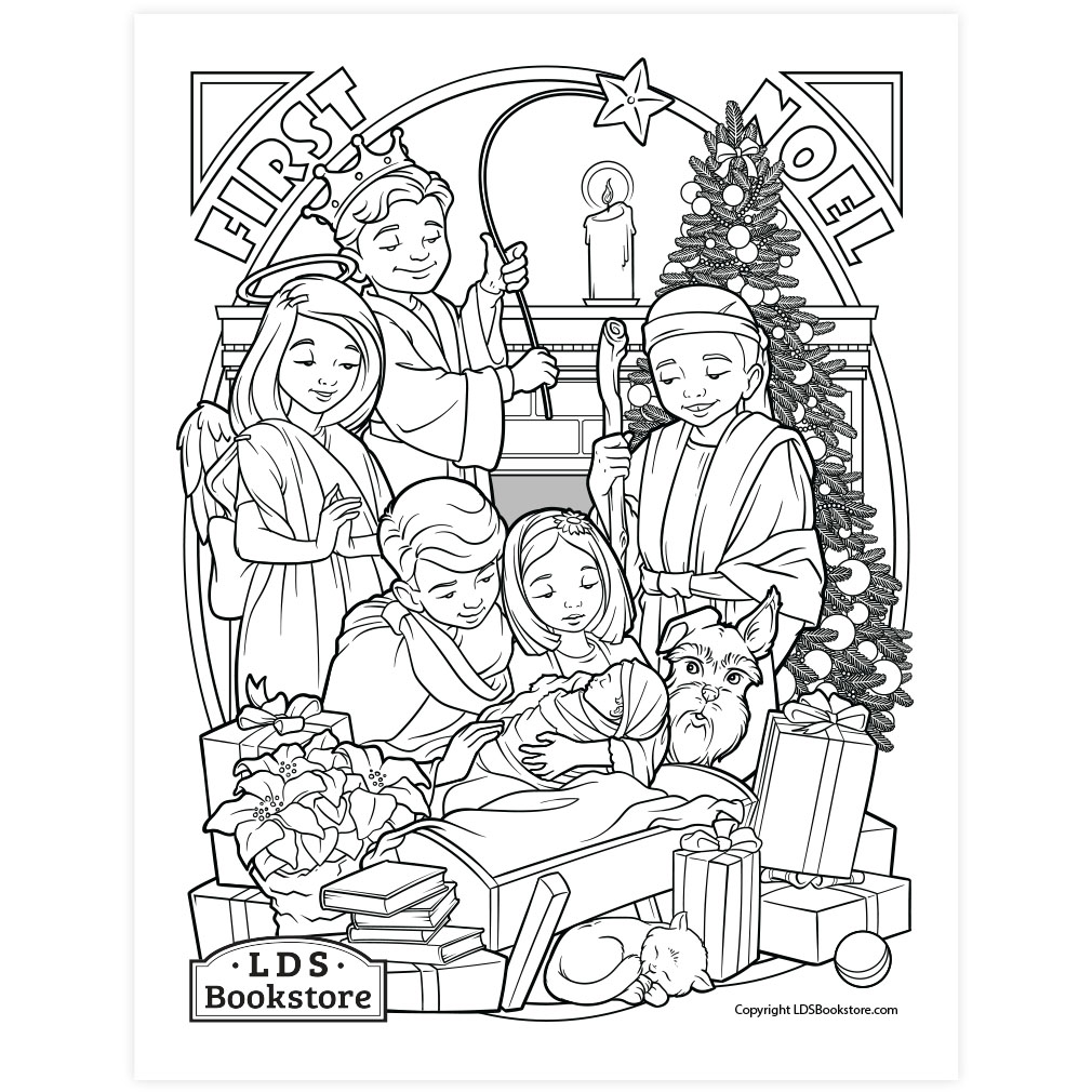 Christmas Coloring Pages Nativity Printable