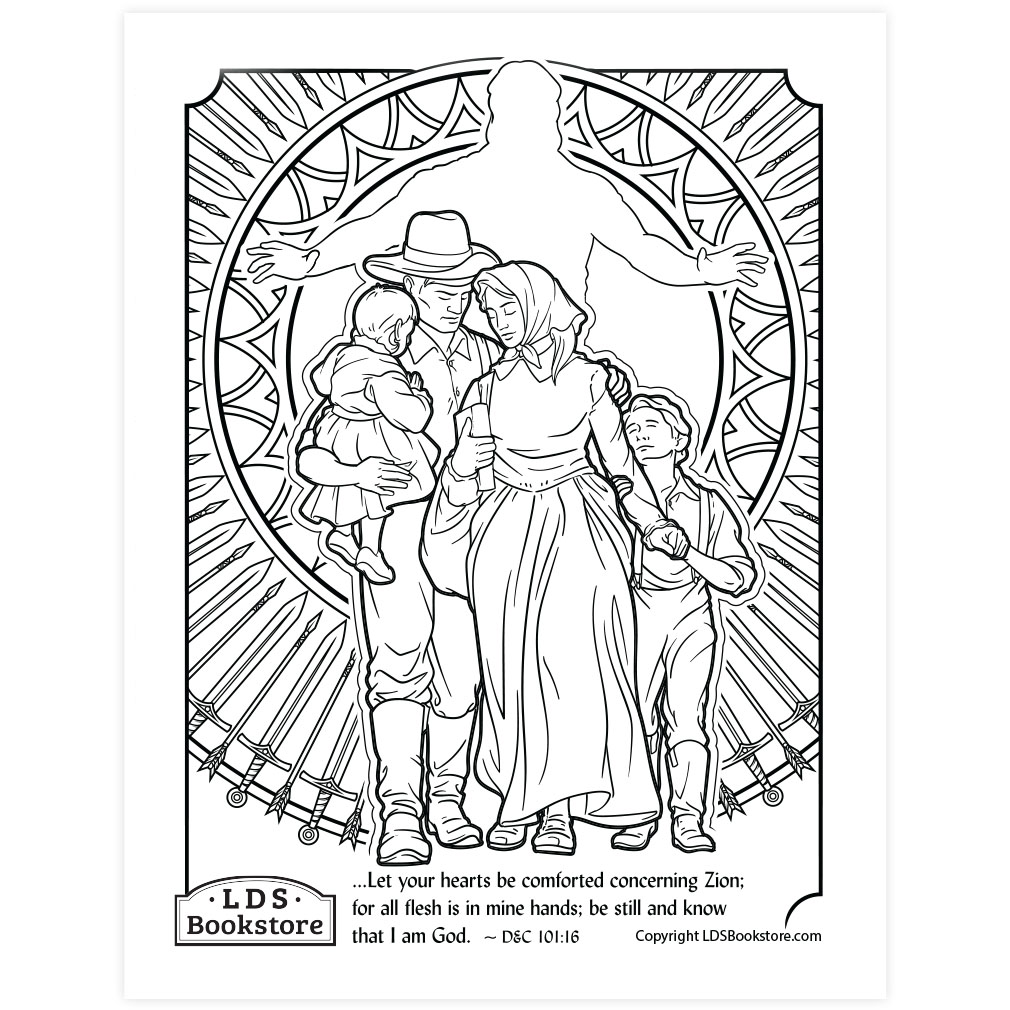 Be Comforted Concerning Zion Coloring Page - Printable - LDPD-PBL-COLOR-DOCTCOV101
