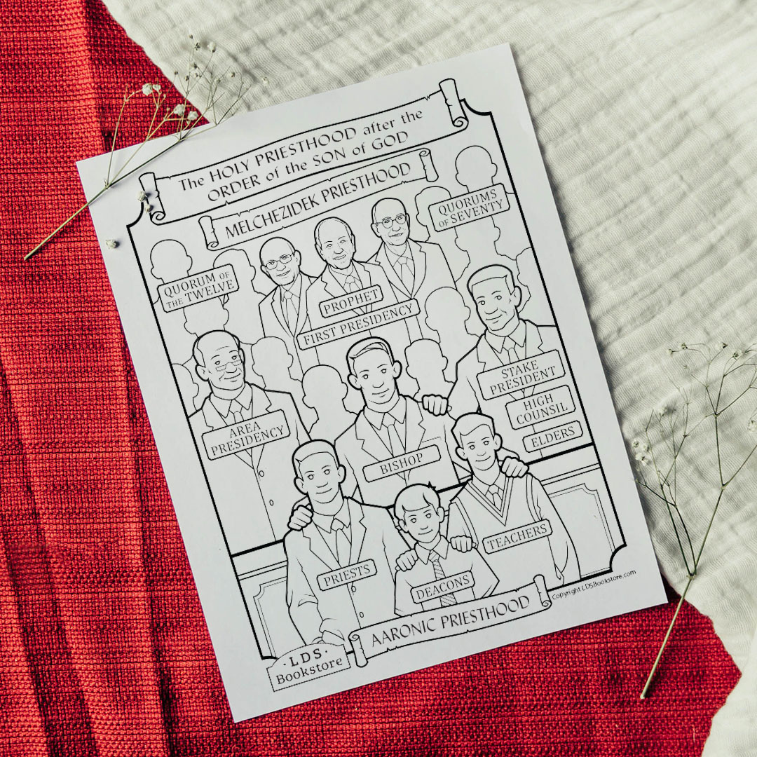 The Holy Priesthood Organization Coloring Page - Printable - LDPD-PBL-COLOR-DOCTCOV107