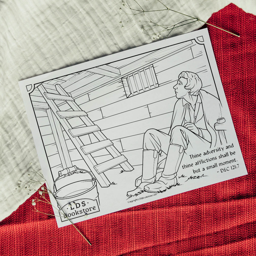 Joseph in Liberty Jail Coloring Page - Printable  - LDPD-PBL-COLOR-DOCTCOV121