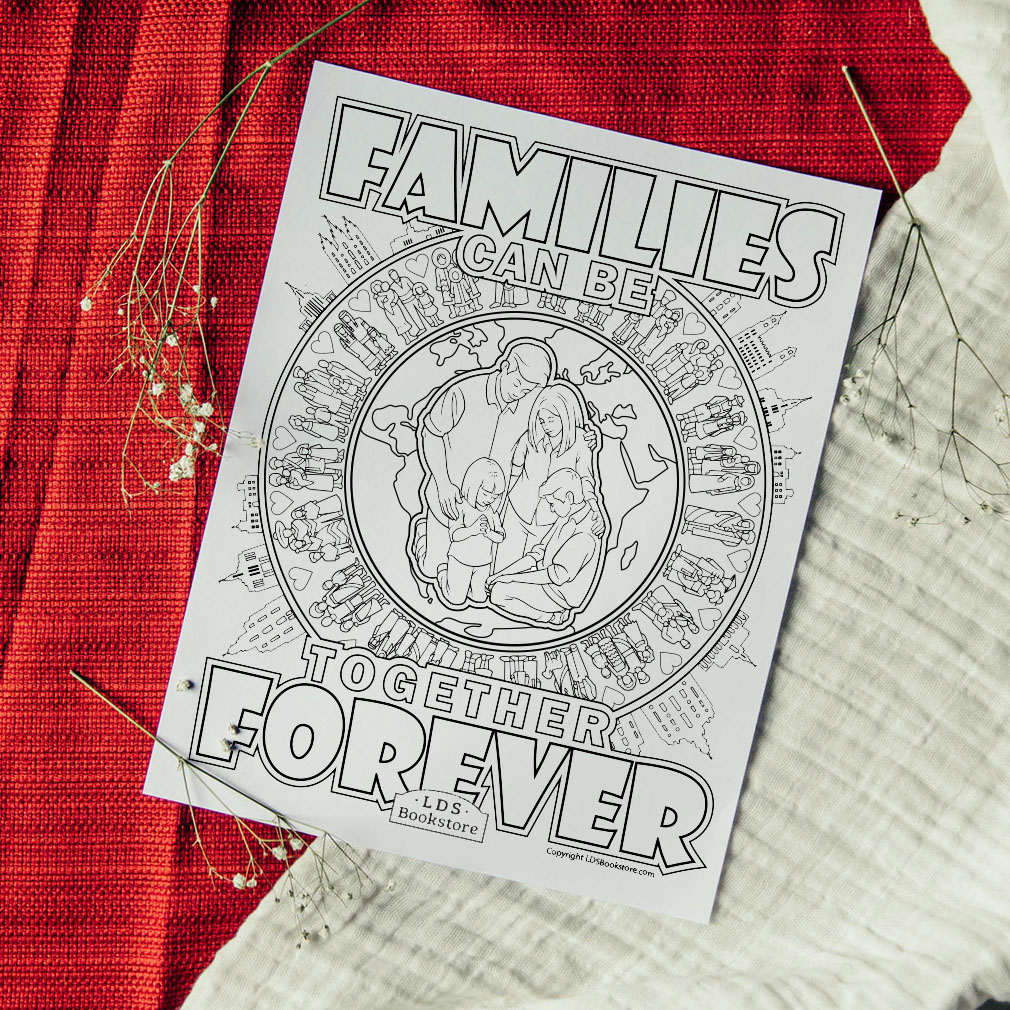 Families Can Be Together Forever Coloring Page - Printable - LDPD-PBL-COLOR-DOCTCOV130