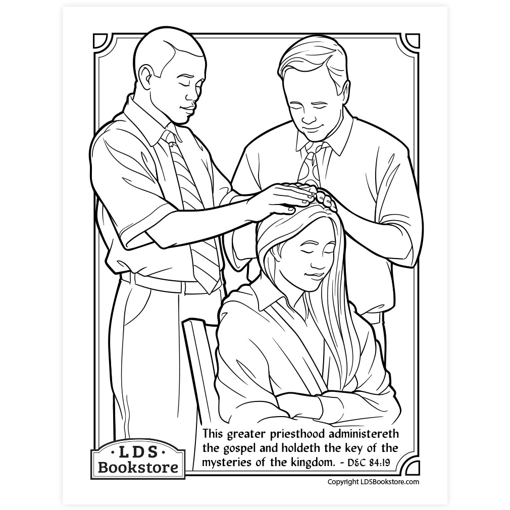 This Greater Priesthood Coloring Page - Printable - LDPD-PBL-COLOR-DOCTCOV84