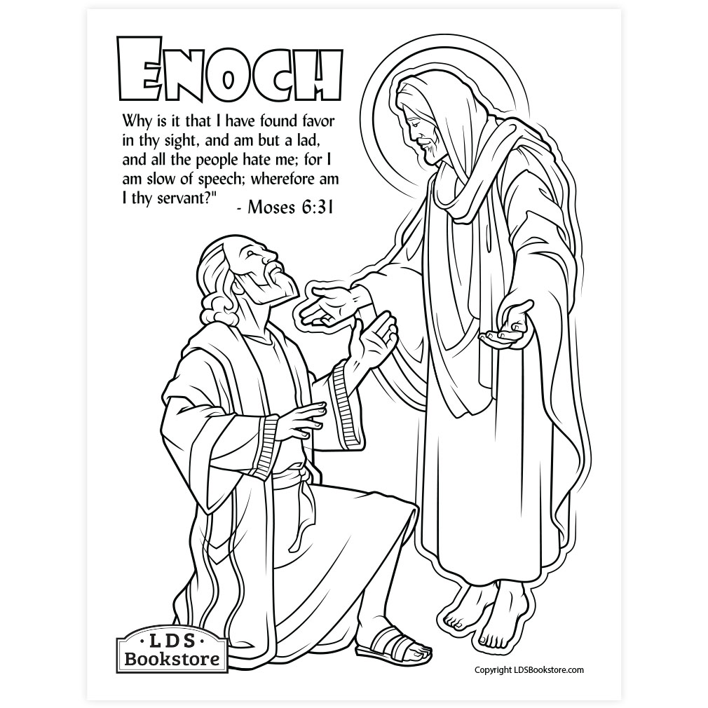 Enoch Finds Favor Coloring Page - Printable - LDPD-PBL-COLOR-ENOCH