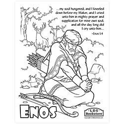 My Soul Hungered Coloring Page - Printable scripture coloring page, lds coloring page, lds printables, free lds printables, book of mormon printable, book of mormon coloring page