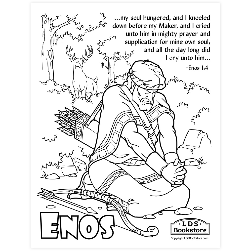 My Soul Hungered Coloring Page - Printable - LDPD-PBL-COLOR-ENOS14