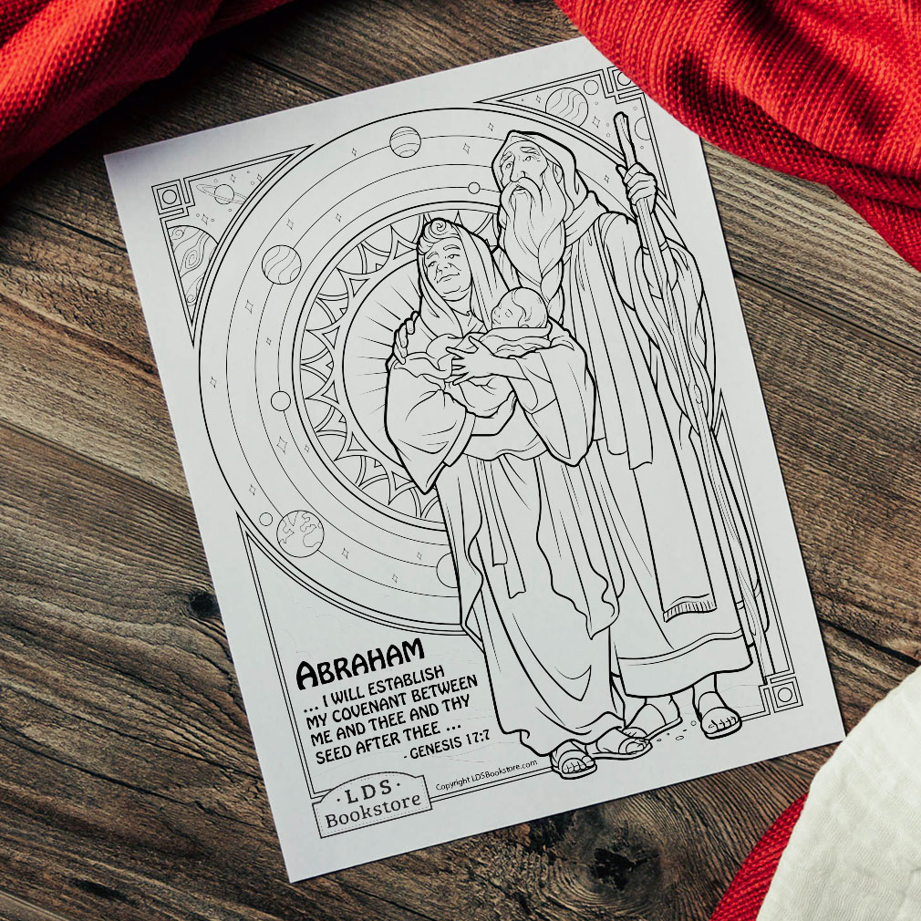 The Abrahamic Covenant Coloring Page - Printable - LDPD-PBL-COLOR-GEN17