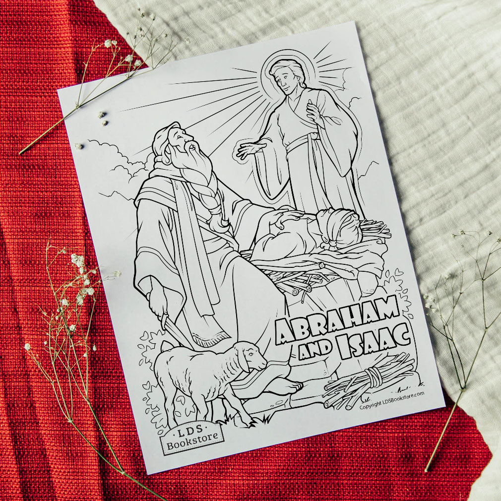 Abraham and Isaac Coloring Page - Printable - LDPD-PBL-COLOR-GEN22
