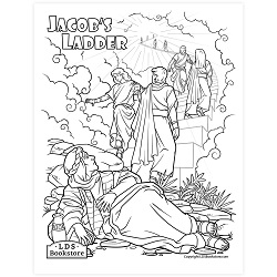Jacob's Ladder Coloring Page - Printable