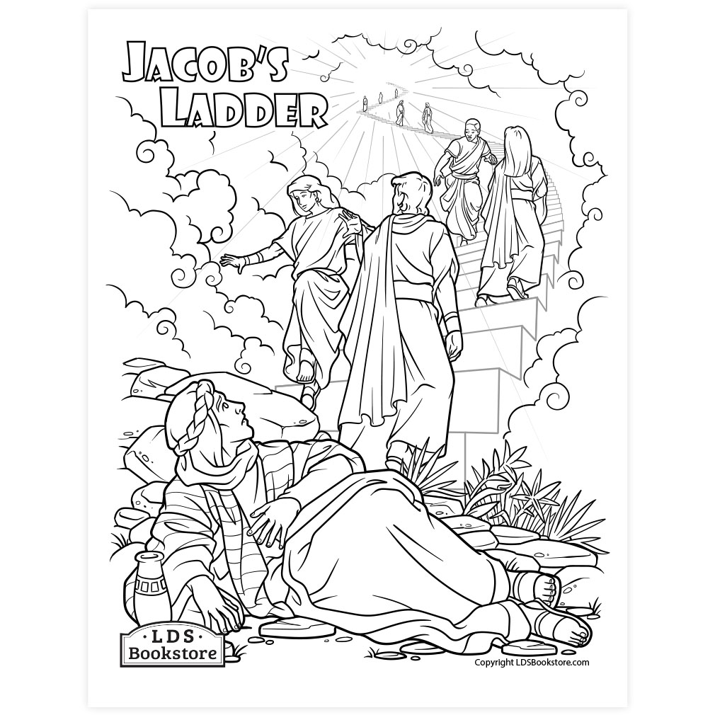 Jacob's Ladder Coloring Page - Printable - LDPD-PBL-COLOR-GEN28
