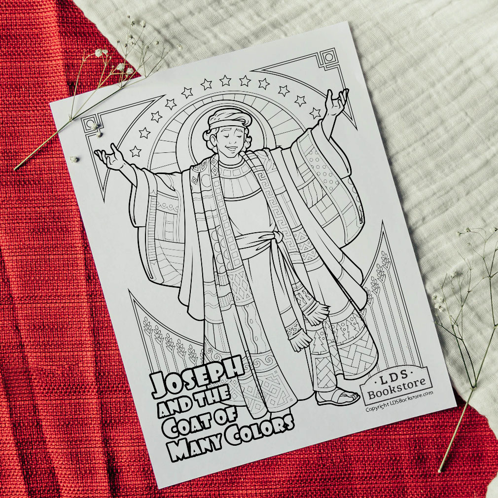 Joseph and the Coat of Many Colors Coloring Page - Printable - LDPD-PBL-COLOR-GEN37