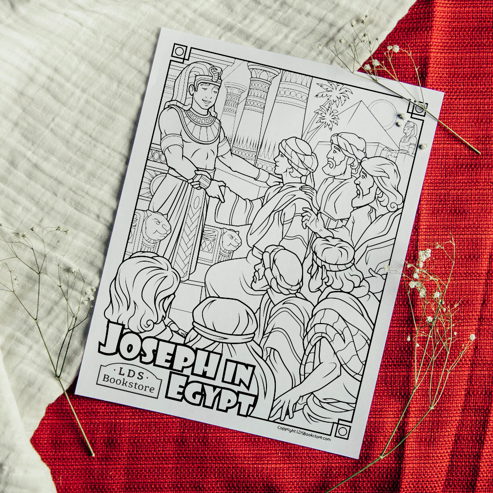 Joseph in Egypt Coloring Page - Printable - LDPD-PBL-COLOR-GEN45
