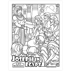 Joseph in Egypt Coloring Page - Printable  come follow me coloring page, free lds coloring page, old testament coloring page, pearl of great price coloring page