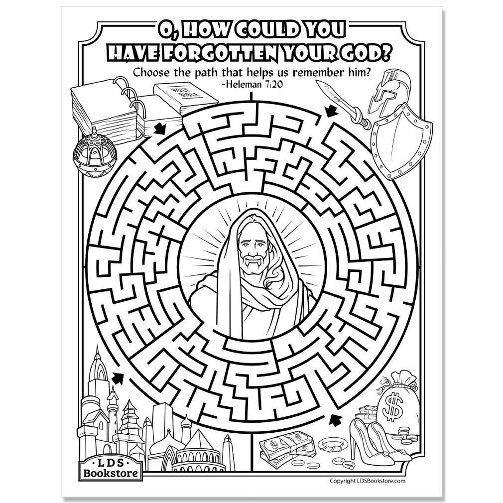 How Could You Have Forgotten Coloring Page - Printable - LDPD-PBL-COLOR-HEL720