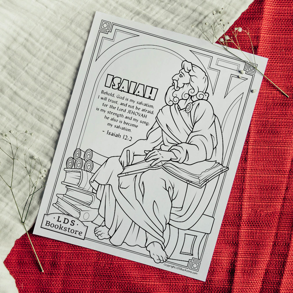 The Prophet Isaiah Coloring Page - Printable - LDPD-PBL-COLOR-ISAIAH