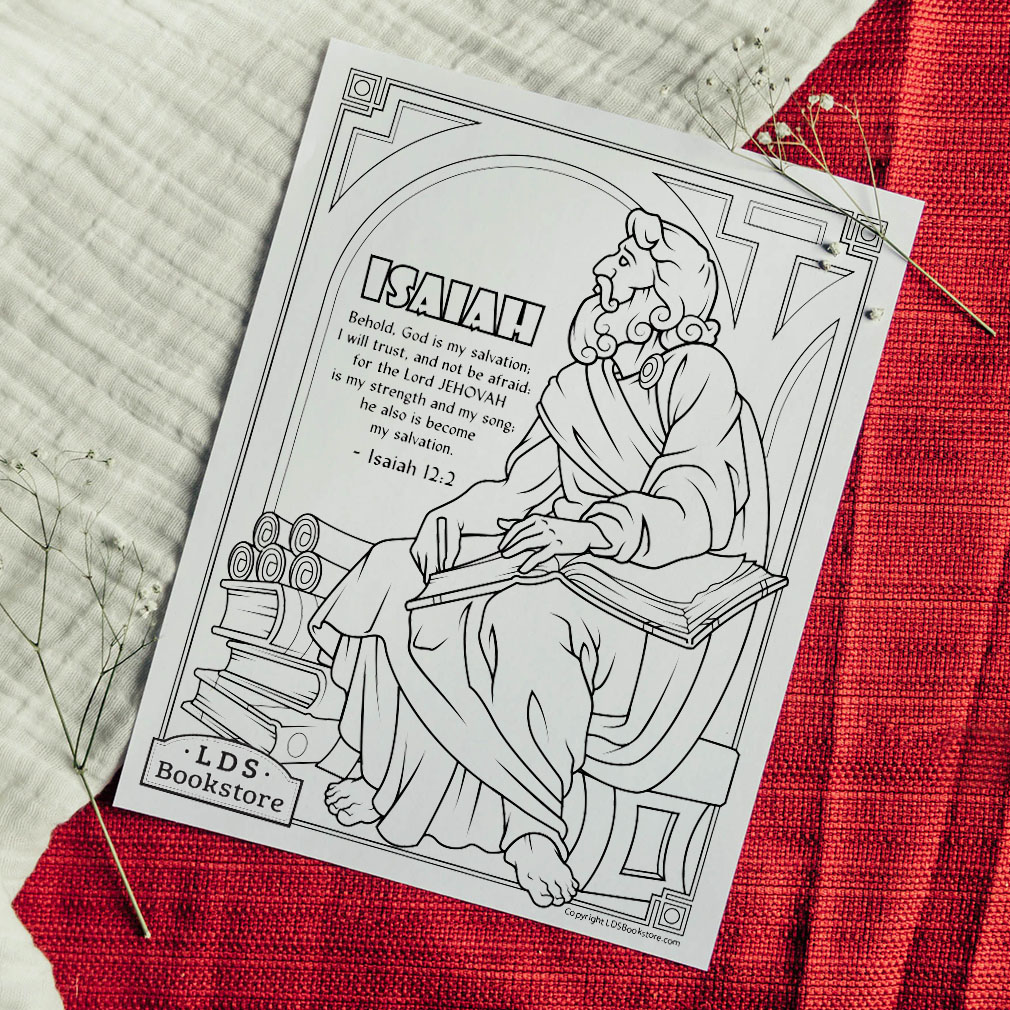 Isaiah The Prophet Coloring Page