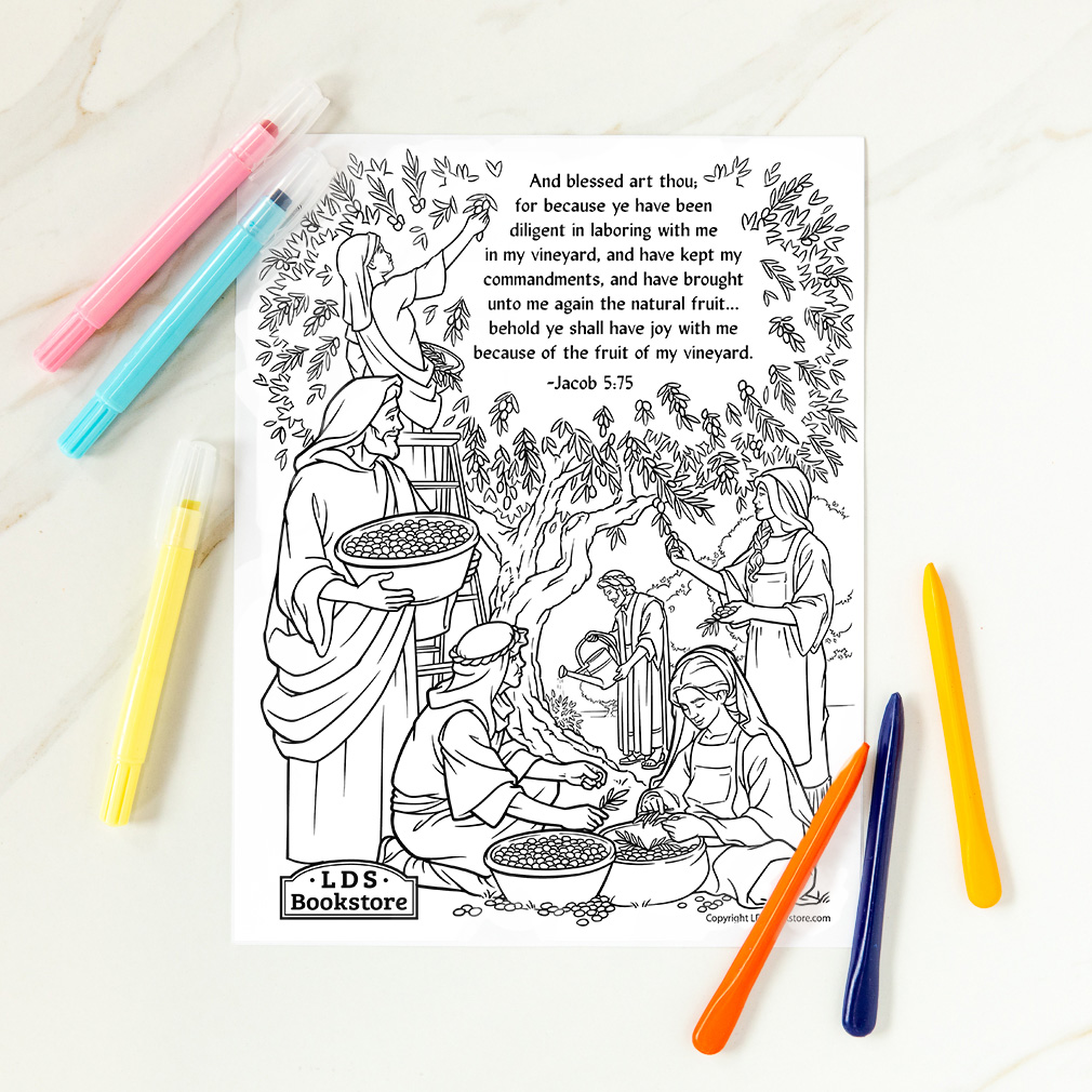 Laborers in My Vineyard Coloring Page - Printable - LDPD-PBL-COLOR-JACOB575