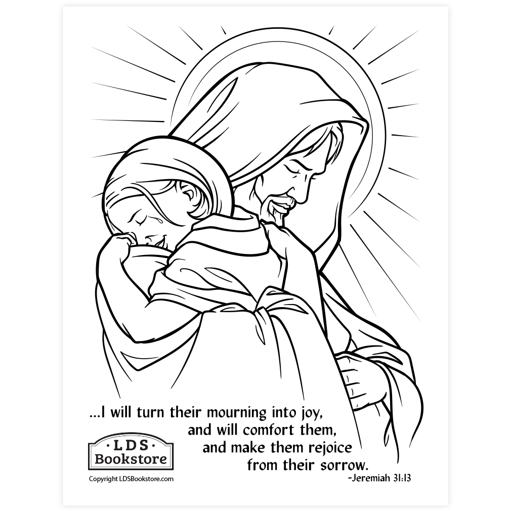 Turn Mourning into Joy Coloring Page - Printable - LDPD-PBL-COLOR-JEREMIAH31