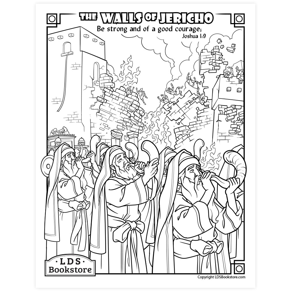 Fall Of Jericho Coloring Pages