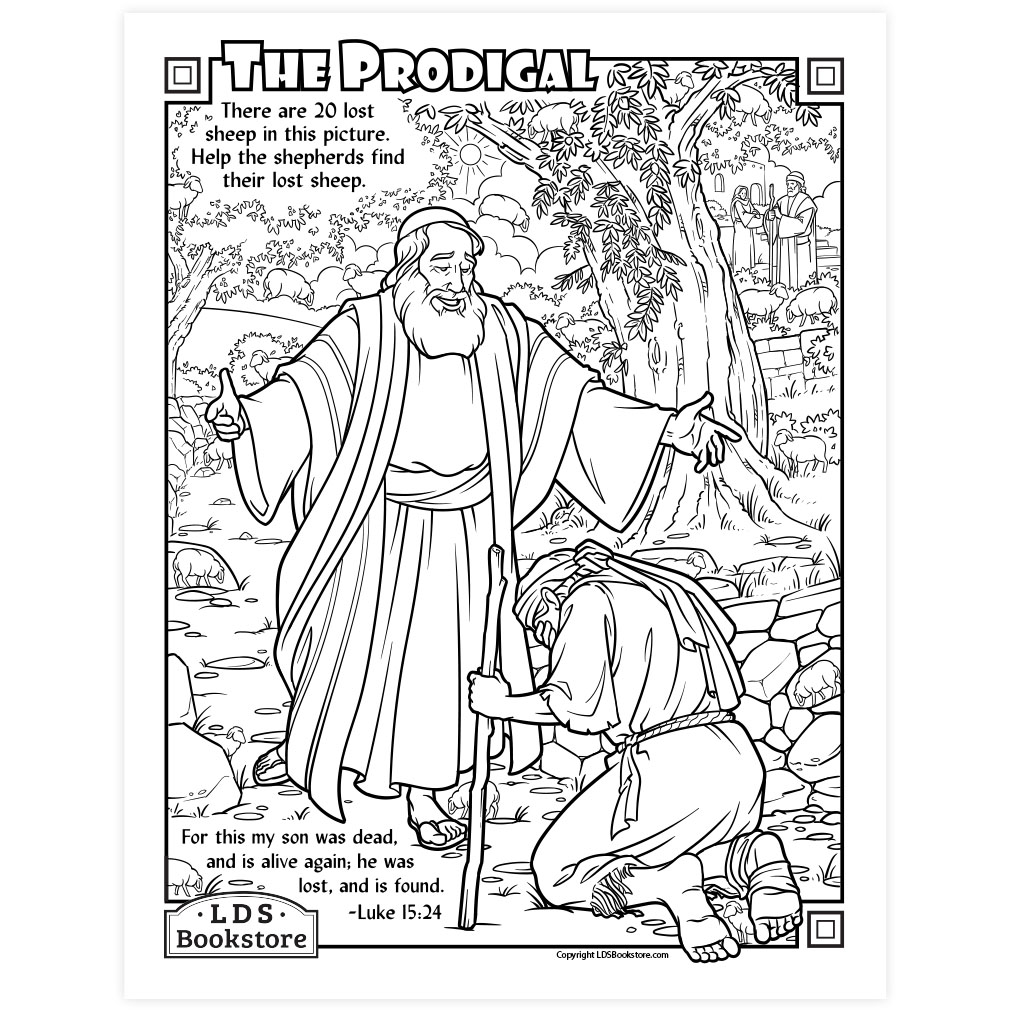The Prodigal Son Coloring Page - Printable - LDPD-PBL-COLOR-LUKE15-24