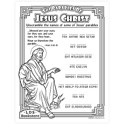 The Parables of Jesus Christ Activity Page - Printable - LDPD-PBL-COLOR-MATT13