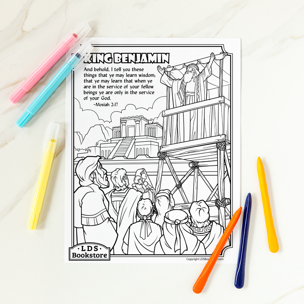 In Service of Your God Coloring Page - Printable - LDPD-PBL-COLOR-MOSIAH217