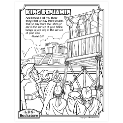 In Service of Your God Coloring Page - Printable book of mormon coloring page, lds color page, lds coloring pages, 