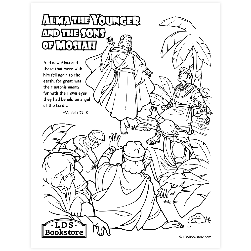 Alma the Younger Coloring Page - Printable