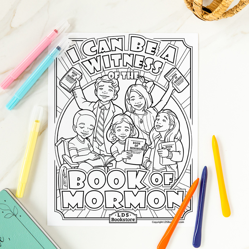 I Can Be A Witness Coloring Page - Printable - LDPD-PBL-COLOR-WIT