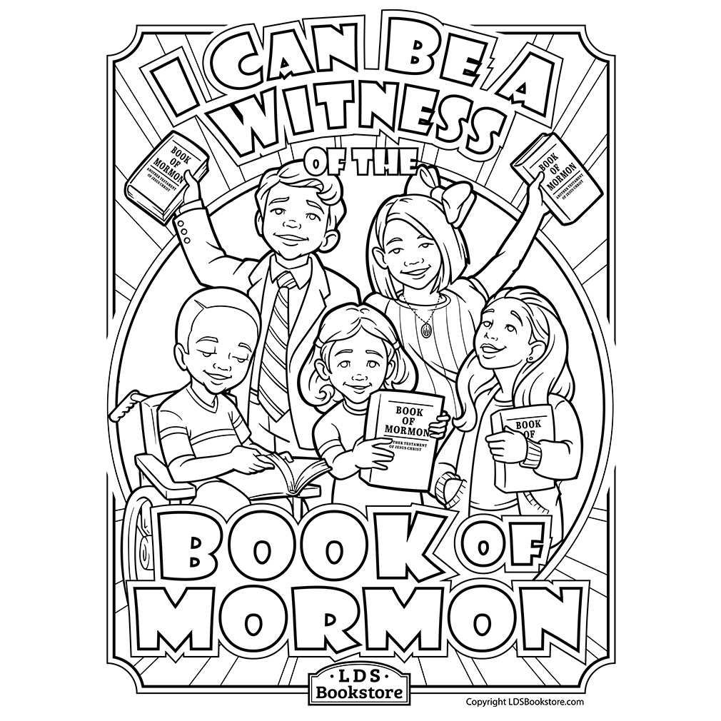 I Can Be A Witness Coloring Page - Printable - LDPD-PBL-COLOR-WIT