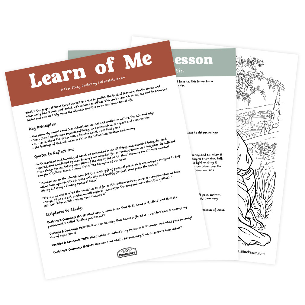 Learn of Me Come, Follow Me Study Packet - Digital Download - LDPD-CFM-25-10