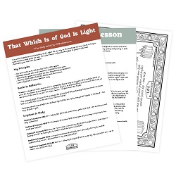 That Which Is of God Is Light Come, Follow Me Study Packet - Digital Download come follow me, doctrine and covenants, come follow me study guide, come follow me printable, doctrine and covenants printable