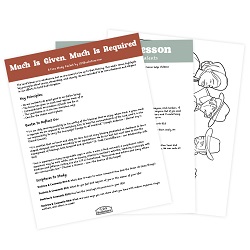 Much Is Given, Much Is Required Come, Follow Me Study Packet - Digital Download