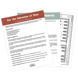 For the Salvation of Zion Come, Follow Me Study Packet - Digital Download