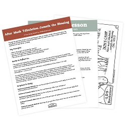 After Much Tribulation Cometh the Blessings Come, Follow Me Study Packet - Digital Download come follow me, doctrine and covenants, come follow me study guide, come follow me printable, doctrine and covenants printable