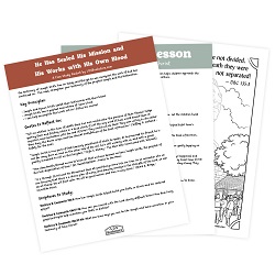 He Has Sealed His Mission and His Works with His Own Blood Come, Follow Me Study Packet - Digital Download