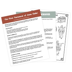 The First Testament of Jesus Christ Come, Follow Me Study Packet - Digital Download