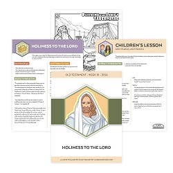Holiness to the Lord Come, Follow Me Study Packet - Digital Download