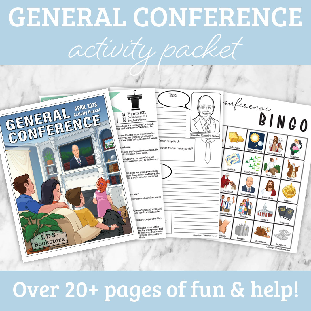 General Conference Packet April 2023 general conference printable, general conference activity packet, general conference printable, general conference packet