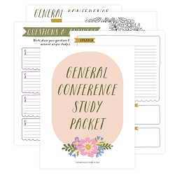 General Conference Study Packet - Digital Download