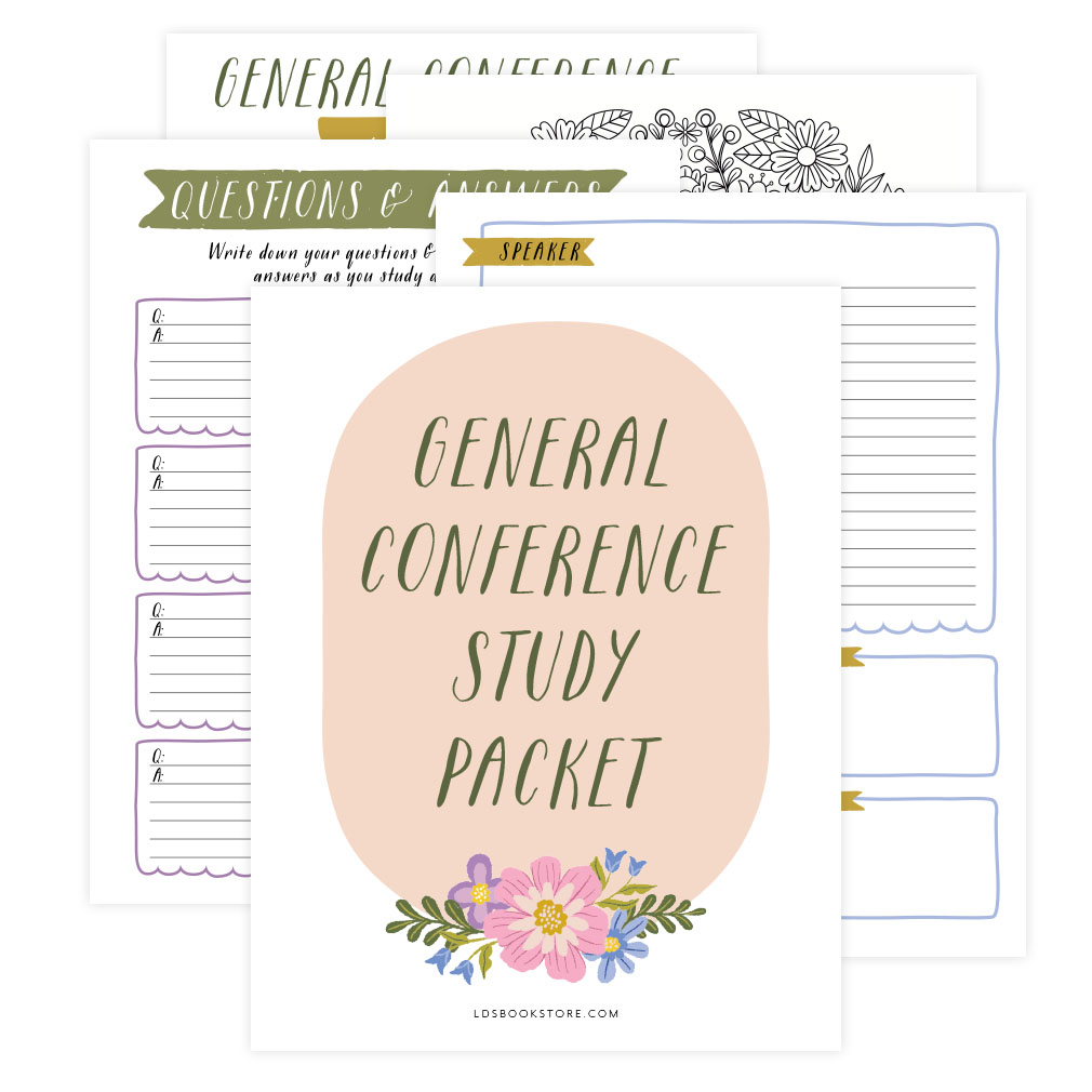 General Conference Study Packet - Digital Download - LDPD-PBL-GCSP