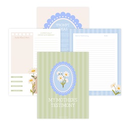 My Mother's Testimony Packet - Digital Download