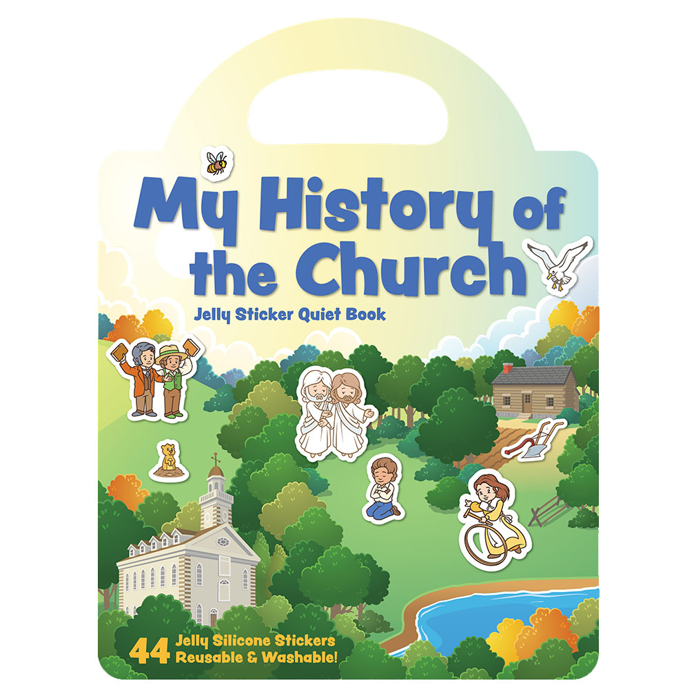 My History of the Church Jelly Sticker Quiet Book  - LDP-JQB-CH