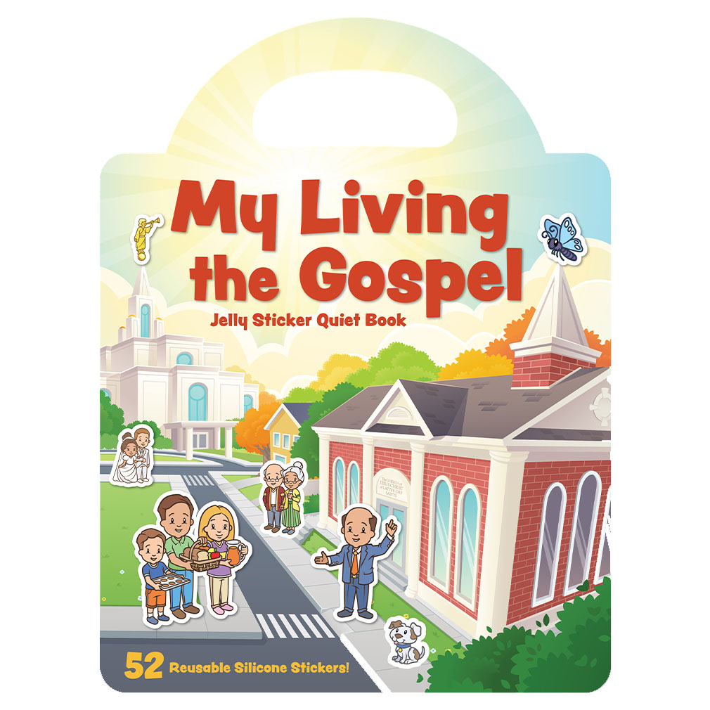 Living the Gospel Jelly Sticker Quiet Book - LDP-JQB-LG