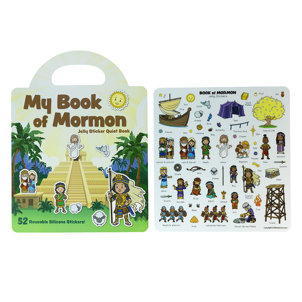 My Book of Mormon Jelly Sticker Quiet Book - LDP-JQB-BOM