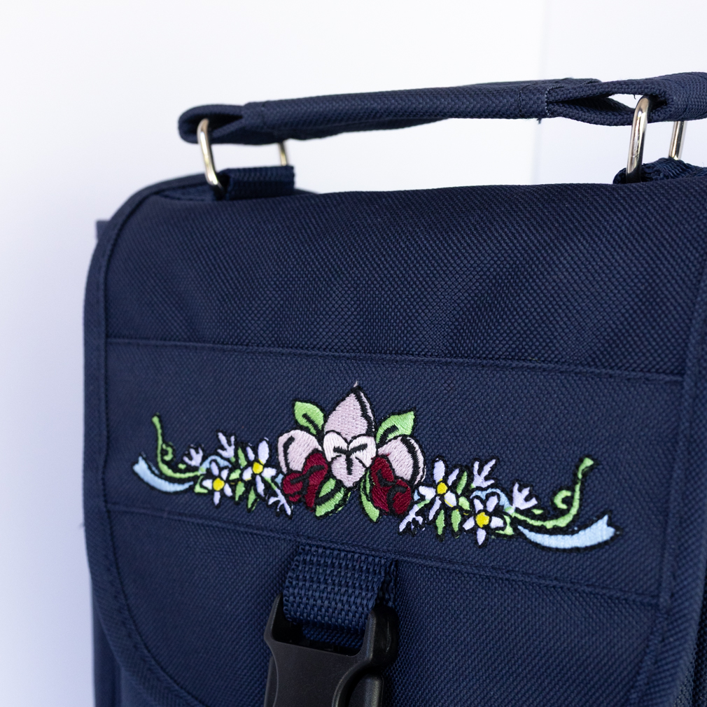 Scripture Bag - Blue Floral - PCM-FO50NY