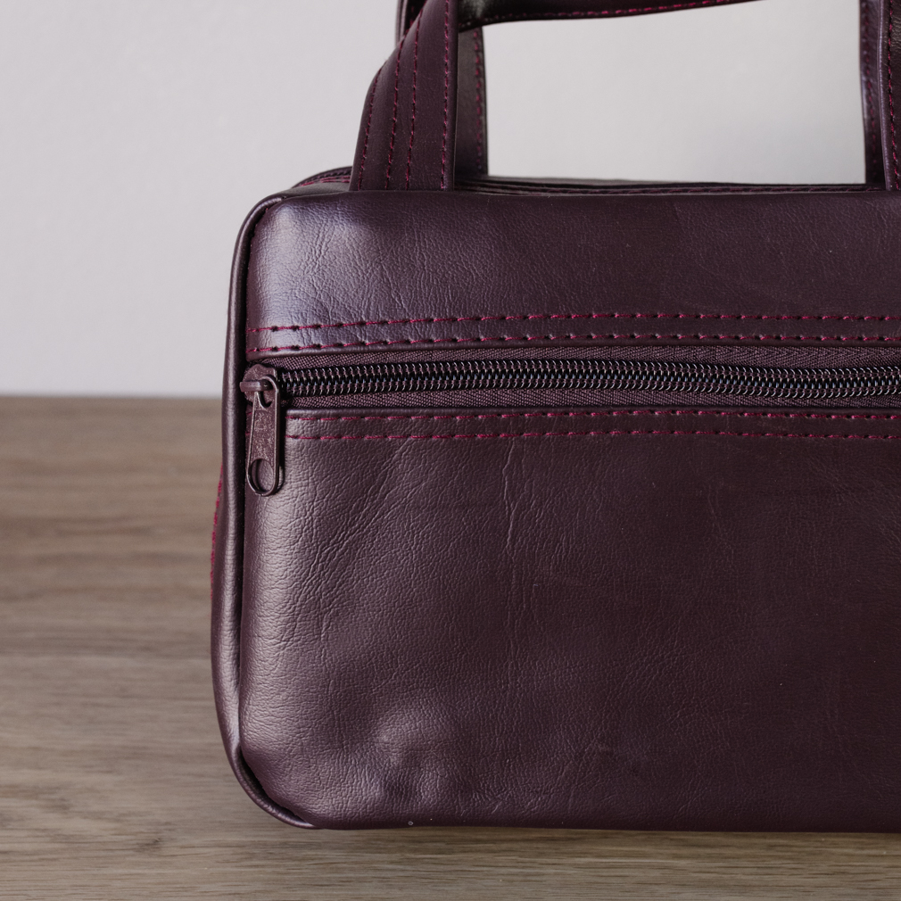 Scripture Case - Burgundy Simulated Leather - PCM-ST25BU