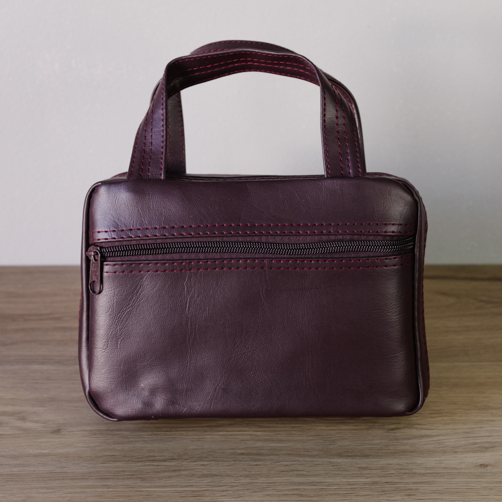 Scripture Case - Burgundy Simulated Leather - PCM-ST25BU