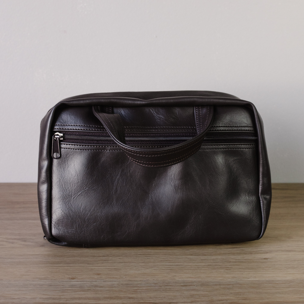 Large Scripture Case - Brown Simulated Leather - PCM-STL25BR