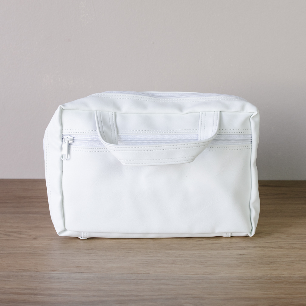 Large Scripture Case - White Simulated Leather - PCM-STL25WH